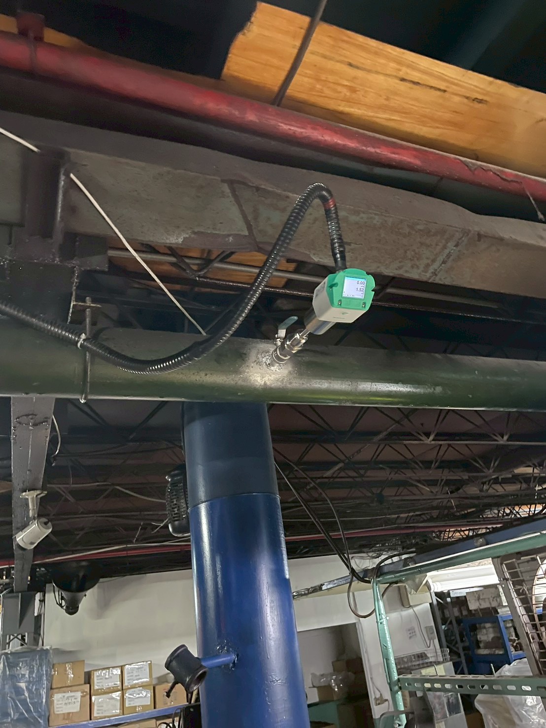 空壓機出口風量量測