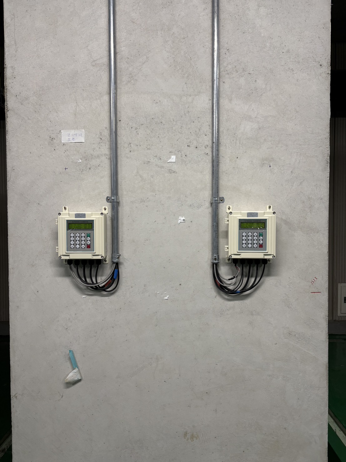 超音波流量計-冰水機流量量測