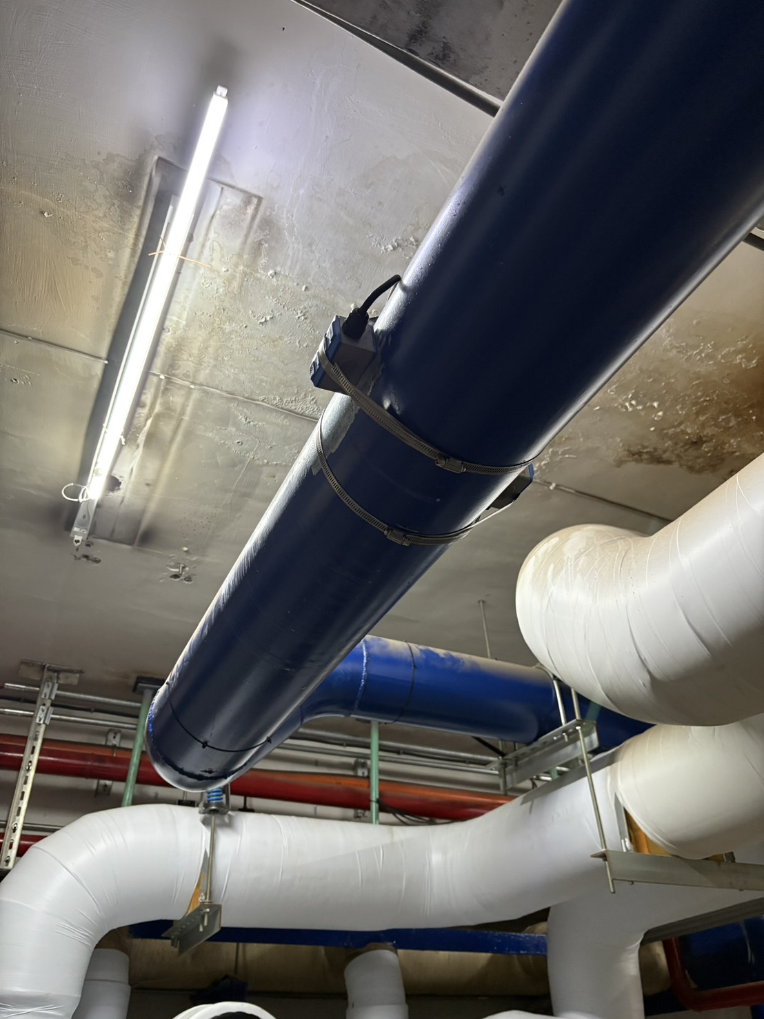 超音波流量計-冰水機流量量測